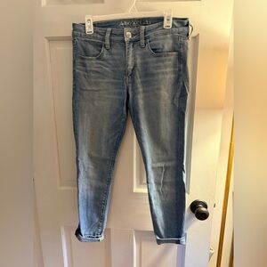 American Eagle Outfitters Light Blue Skinny Jeans